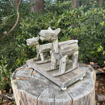 お馬さんのオブジェ、かわいいです。