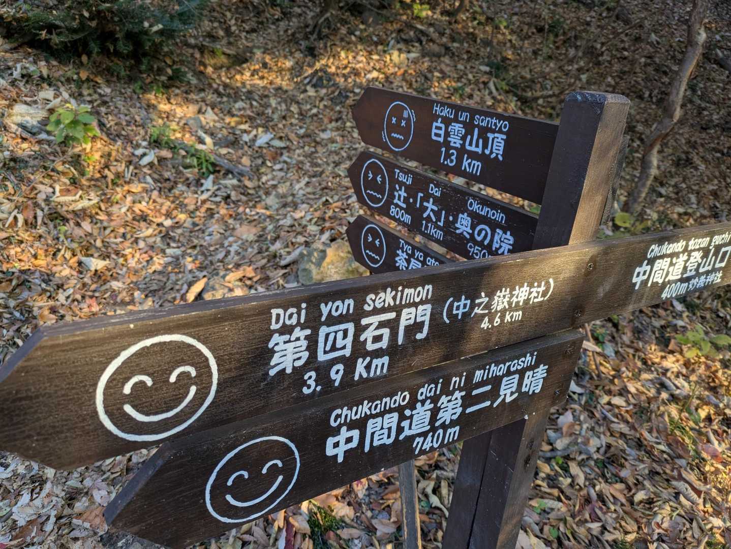 ニコちゃんマークで難易度がわかります。