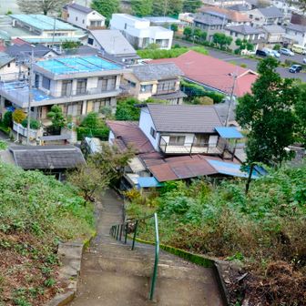 急な階段を降ります。
おしまい