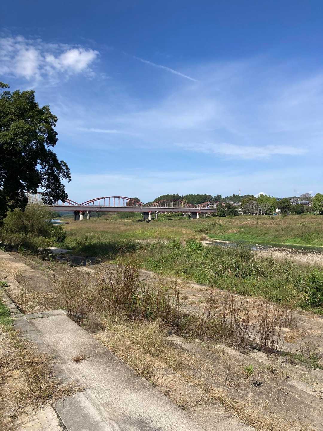 那珂川沿いを歩き〜