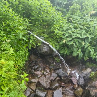 塩ビ管より出る水