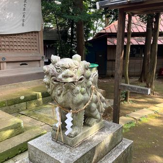 狛犬（向かって右）