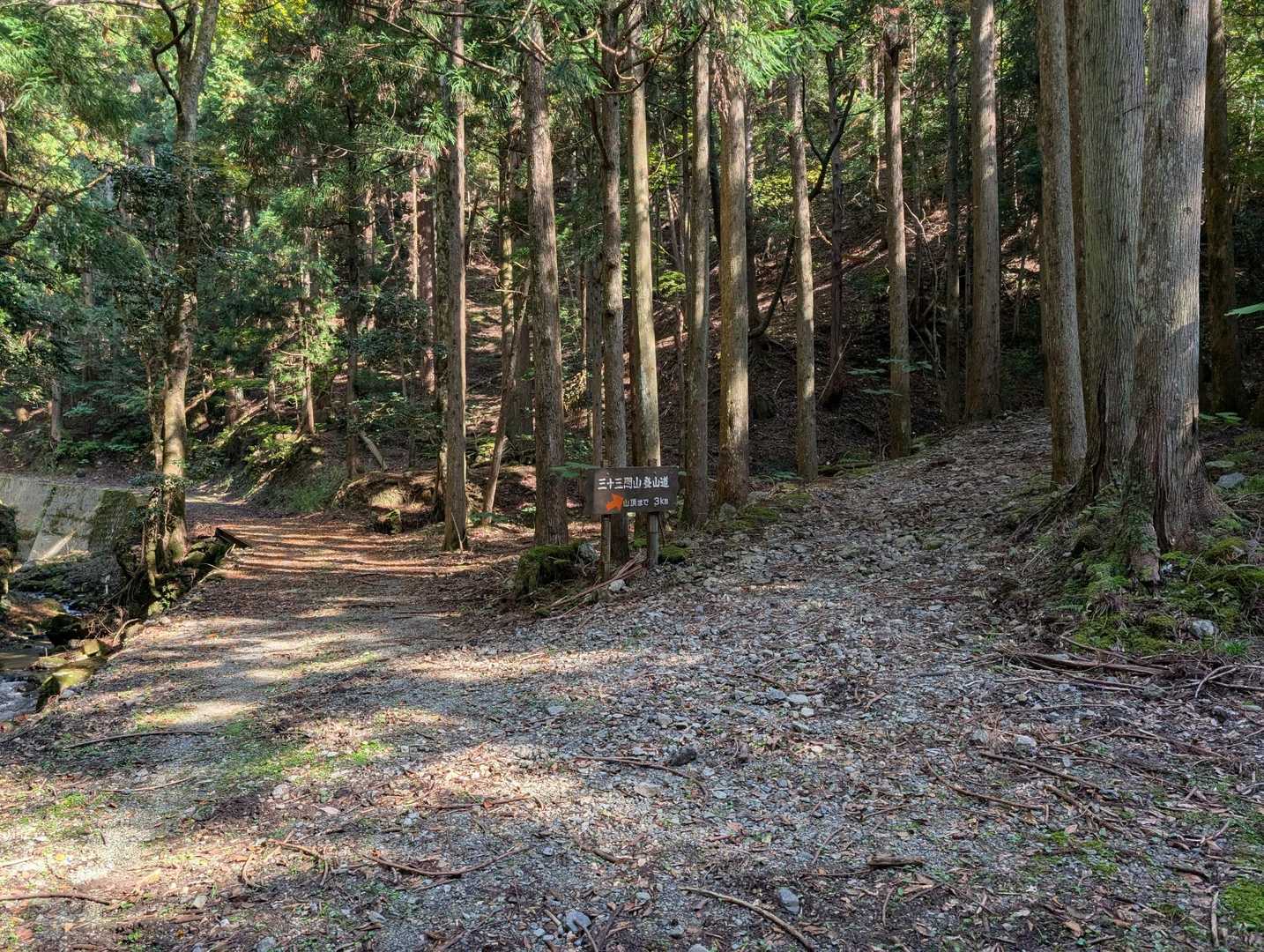 ここから登山口