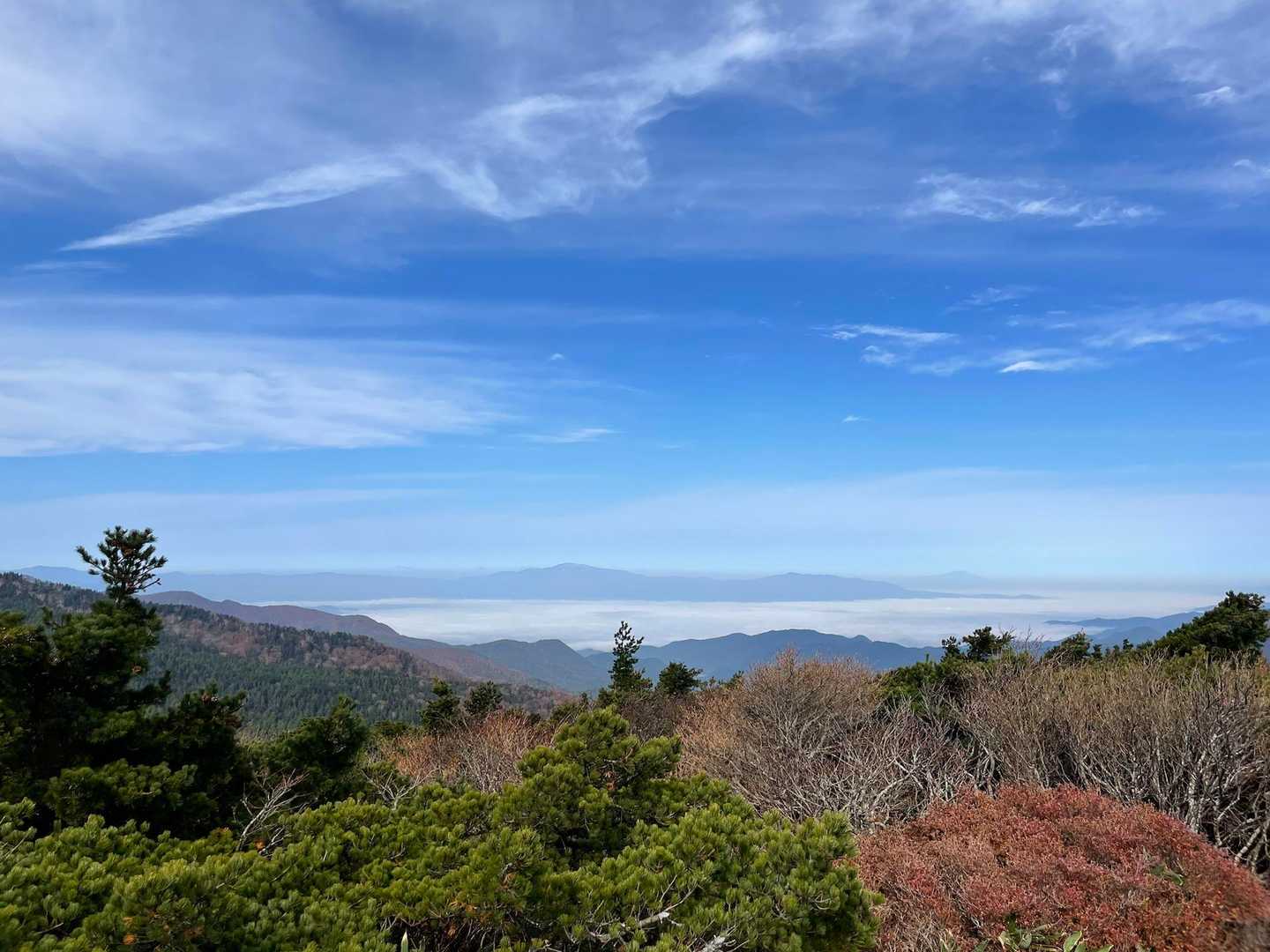 名号峰 往復コースの写真