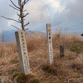 程なく山頂⛰️

ススキの頃は綺麗やったんやろな。