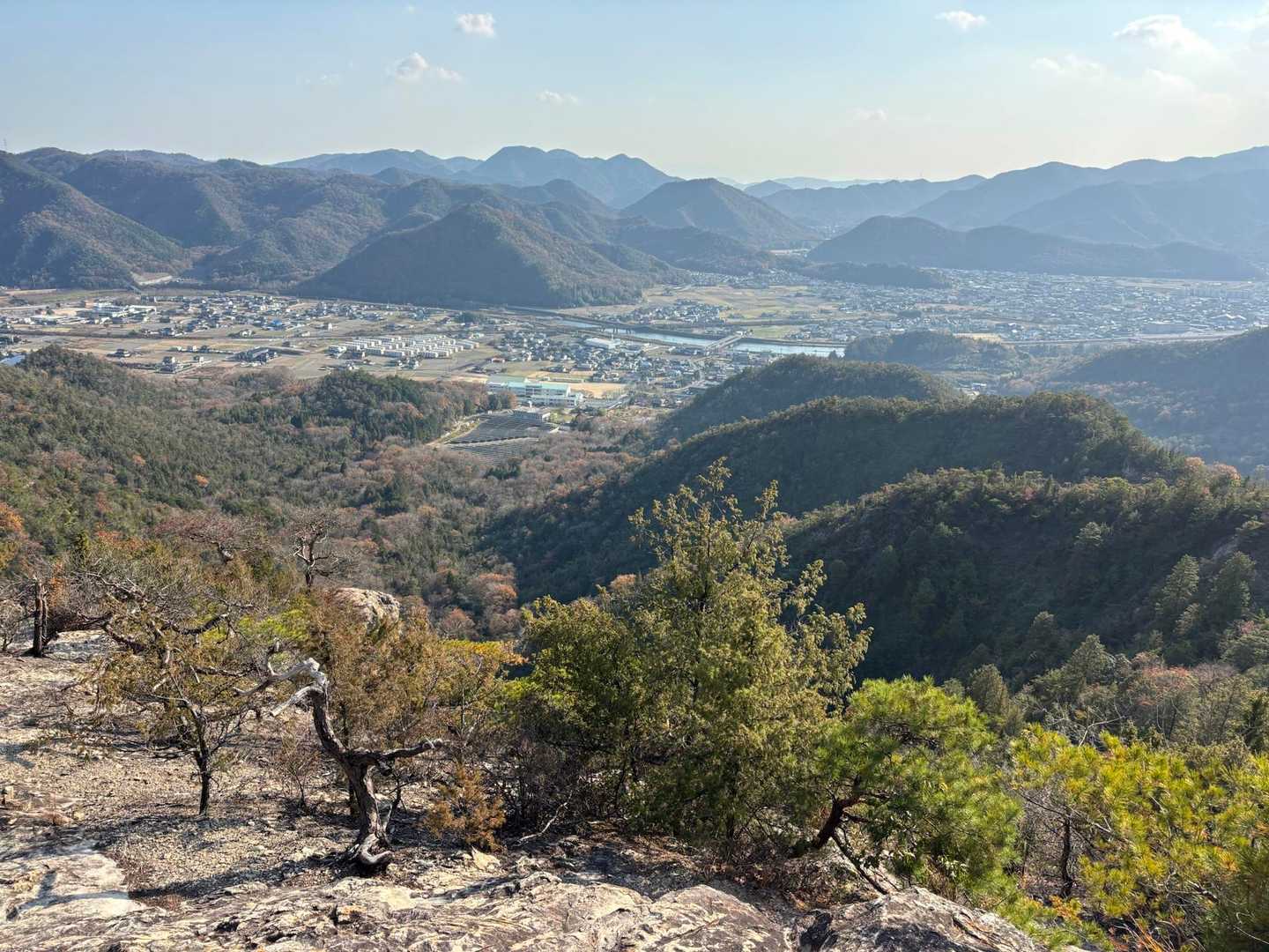 和気駅-和気富士-観音山-穂高山-神ノ上山 周回コースの写真