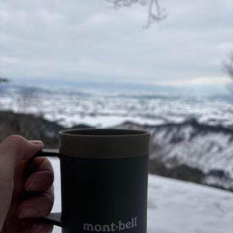 景色見ながらここで一休み☕︎