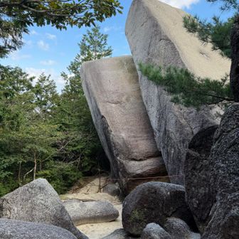 おばれ岩
倒れてから始めて見た