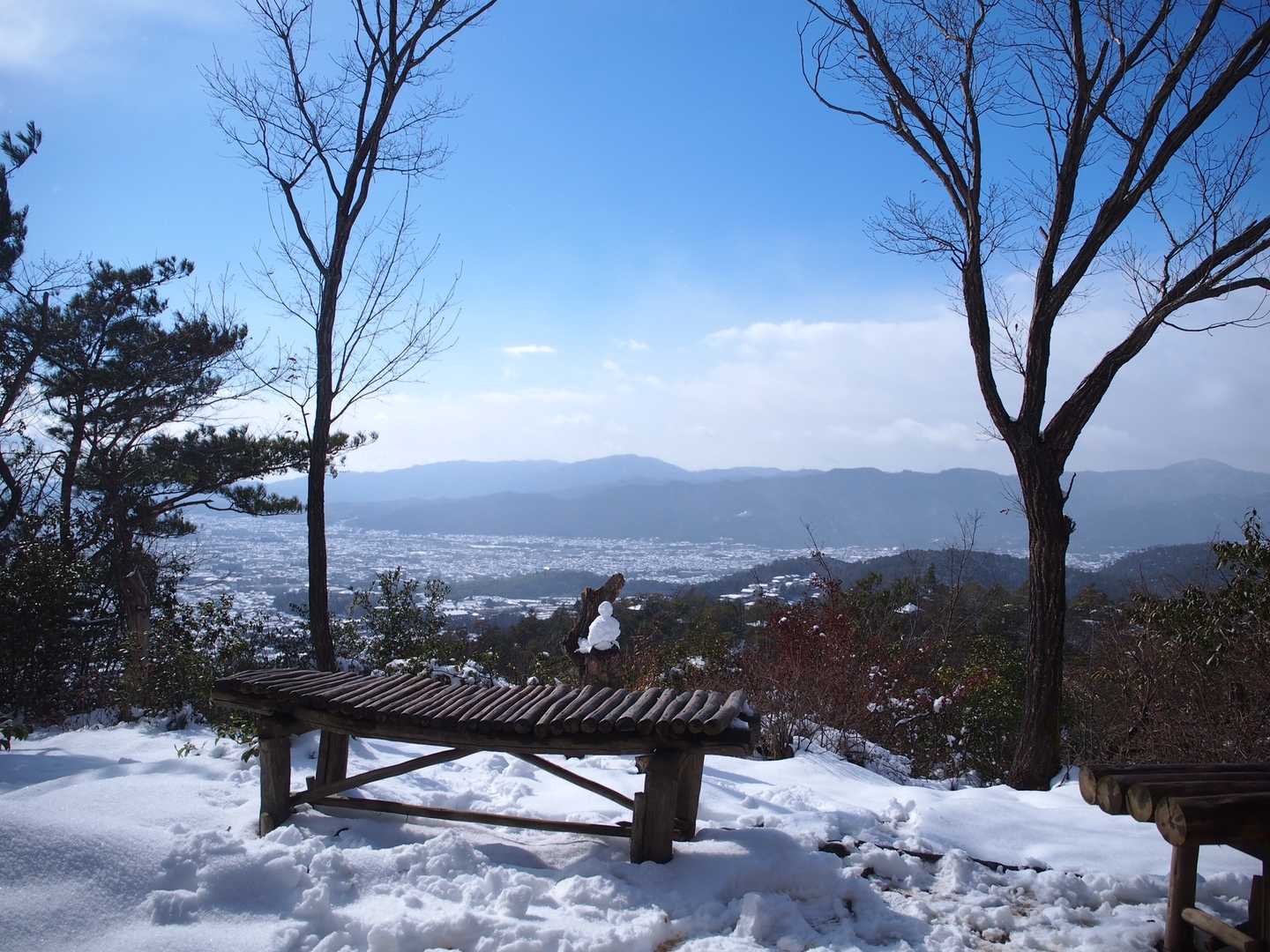 いつもの眺めも🏔
いつもとちょっとちがうなー⛄️ワクワク🏔