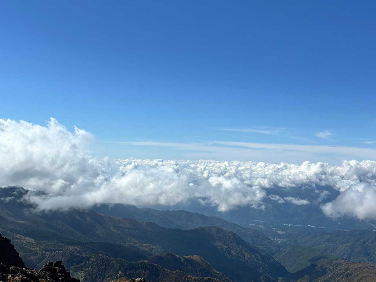 雲海もステキ☁️☁️