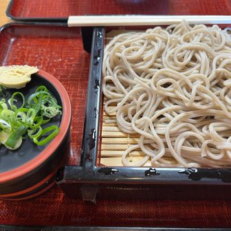 この後のお楽しみもあるので、軽めに僕はざるそば750円、友人は比叡山そば850円をいただきました