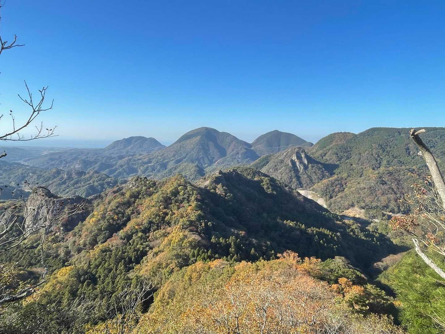 山頂からの景色