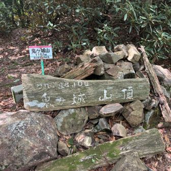 鬼ヶ城山
ここも四国百名山だった😄
活動日記を公開して初めて気づく😅