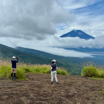 フェスの音漏れを聞きながら富士山を愛でる