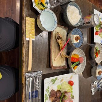 豪華な夕食