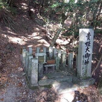 大龍寺奥之院途中にありました