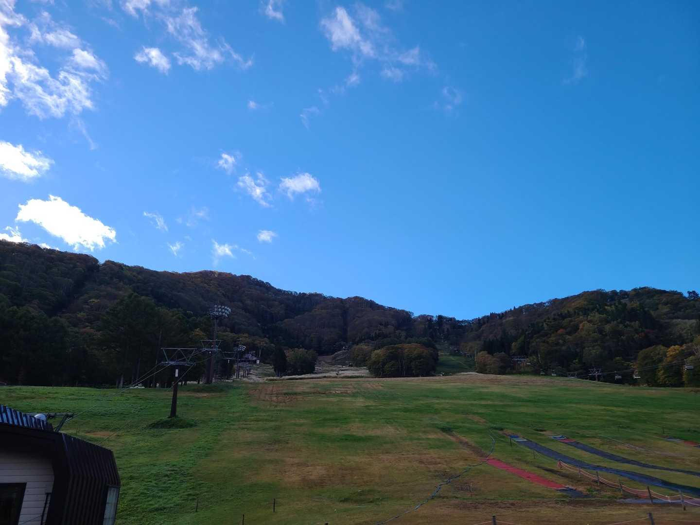 スタート地点に戻りましたら、気持ちいい青空になりました🙏。