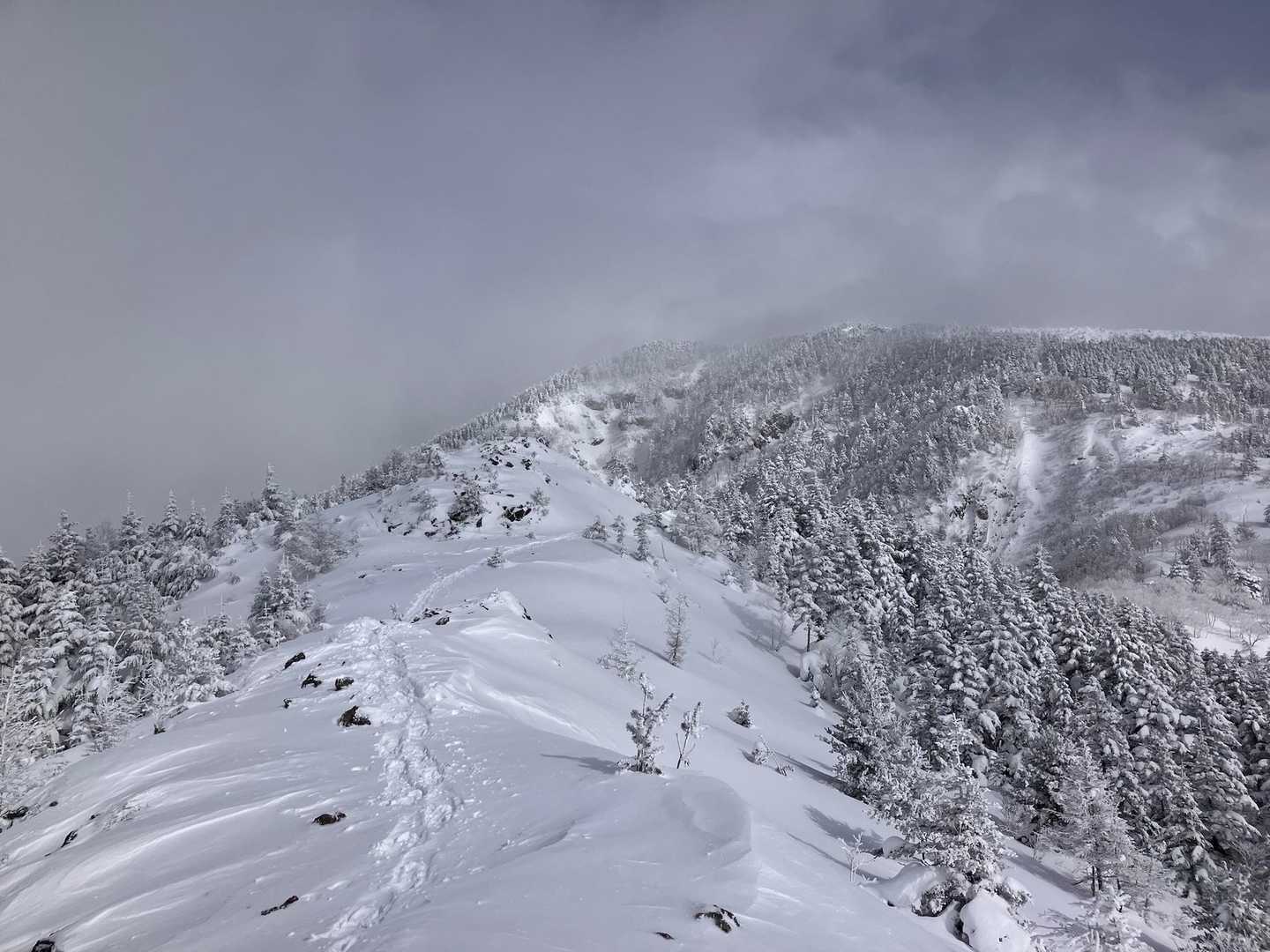四阿山登山口-小四阿-中四阿-四阿山 往復コースの写真