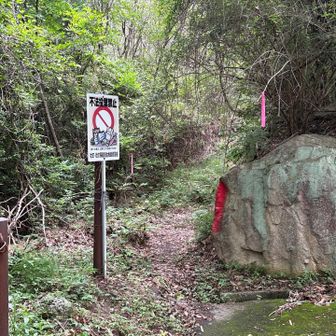 登山口が分かりづらい