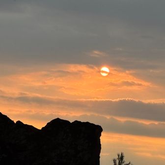 夕陽が綺麗です😍🌇