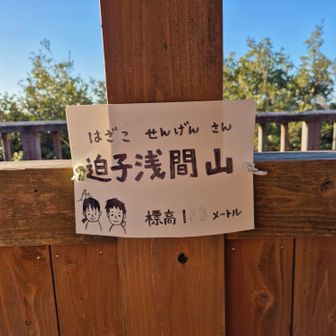 迫子浅間山山頂🙌