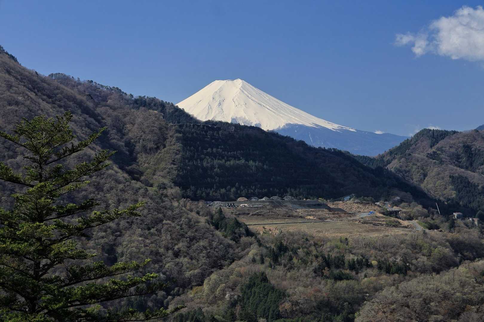 この後雲に覆われてしまうので本日最後の富士山
