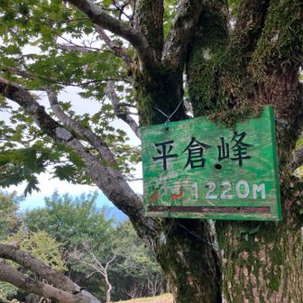 平倉峰、到着！
景色は？