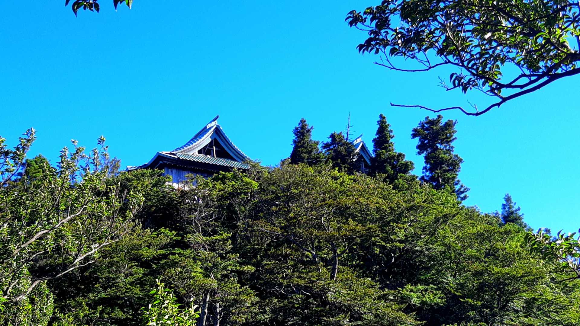 南岳との鞍部から上宮‼️
