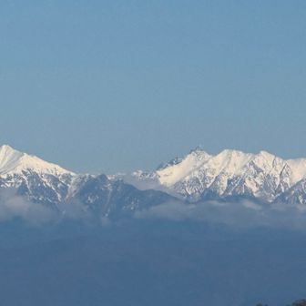 笠ヶ岳と槍たち