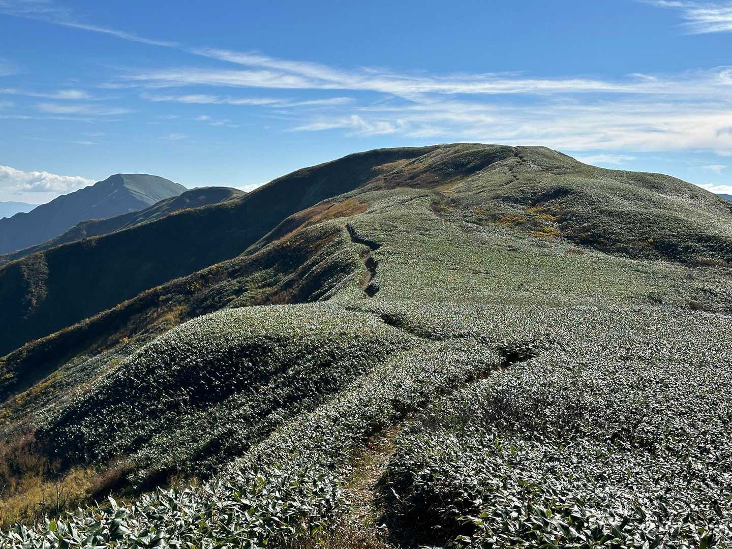 中ノ岳-小兎岳-兎岳-大水上山-丹後山-ジャコ平 周回コースの写真