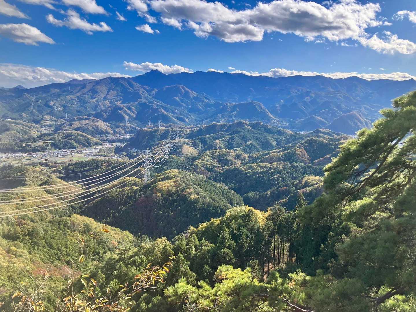 低山ながら素晴らしい眺望👍たぶん榛名山方面