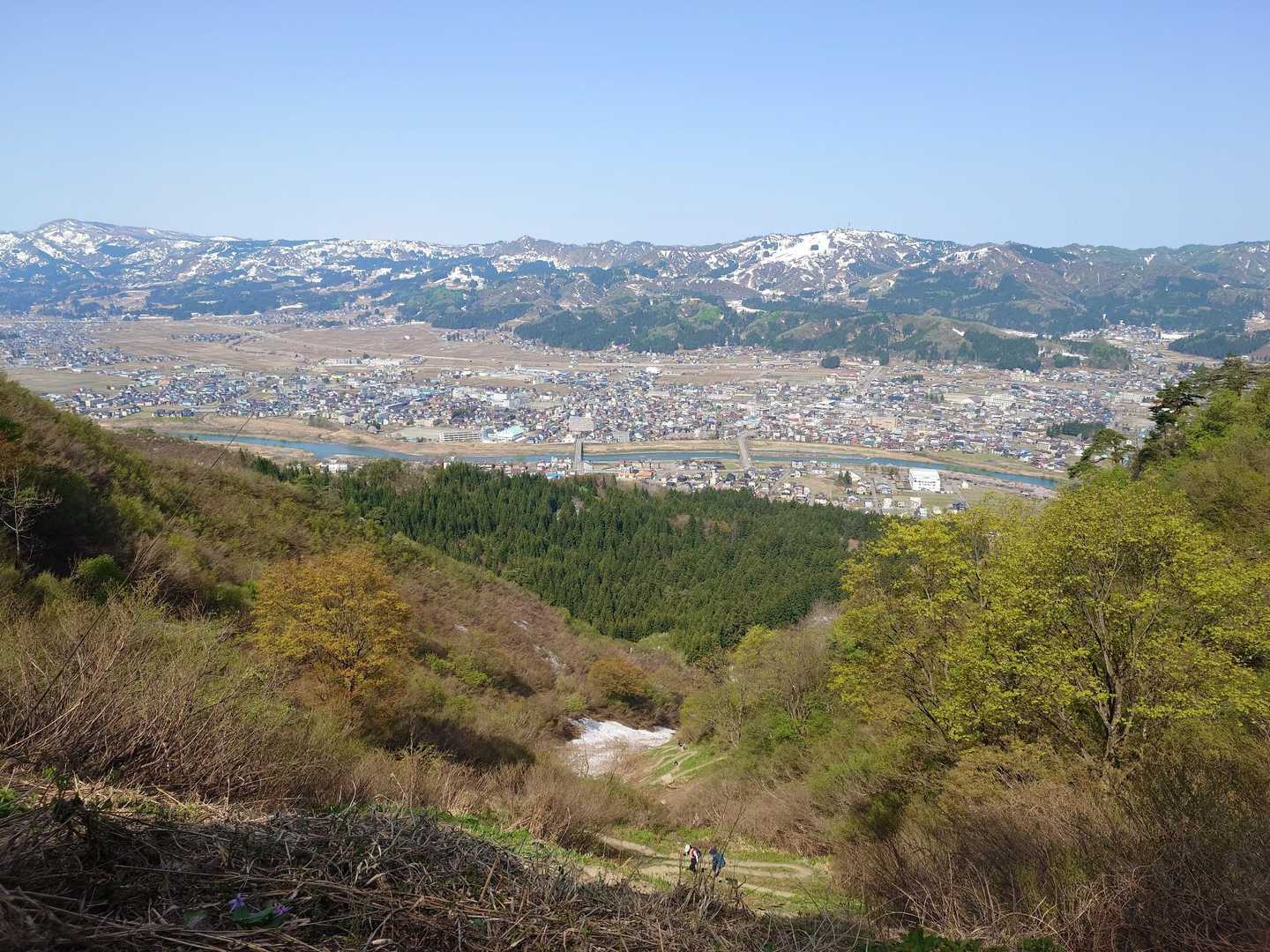 城坂コースで下山へ…