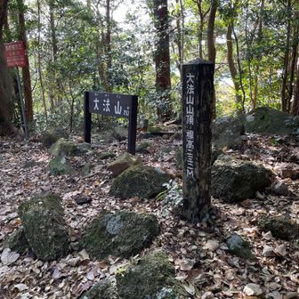 10分もかからず山頂