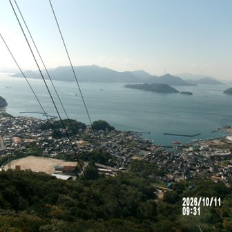観音堂から大久野島、大三島