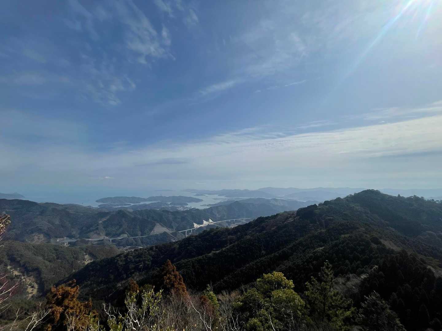 尺間山 往復コースの写真