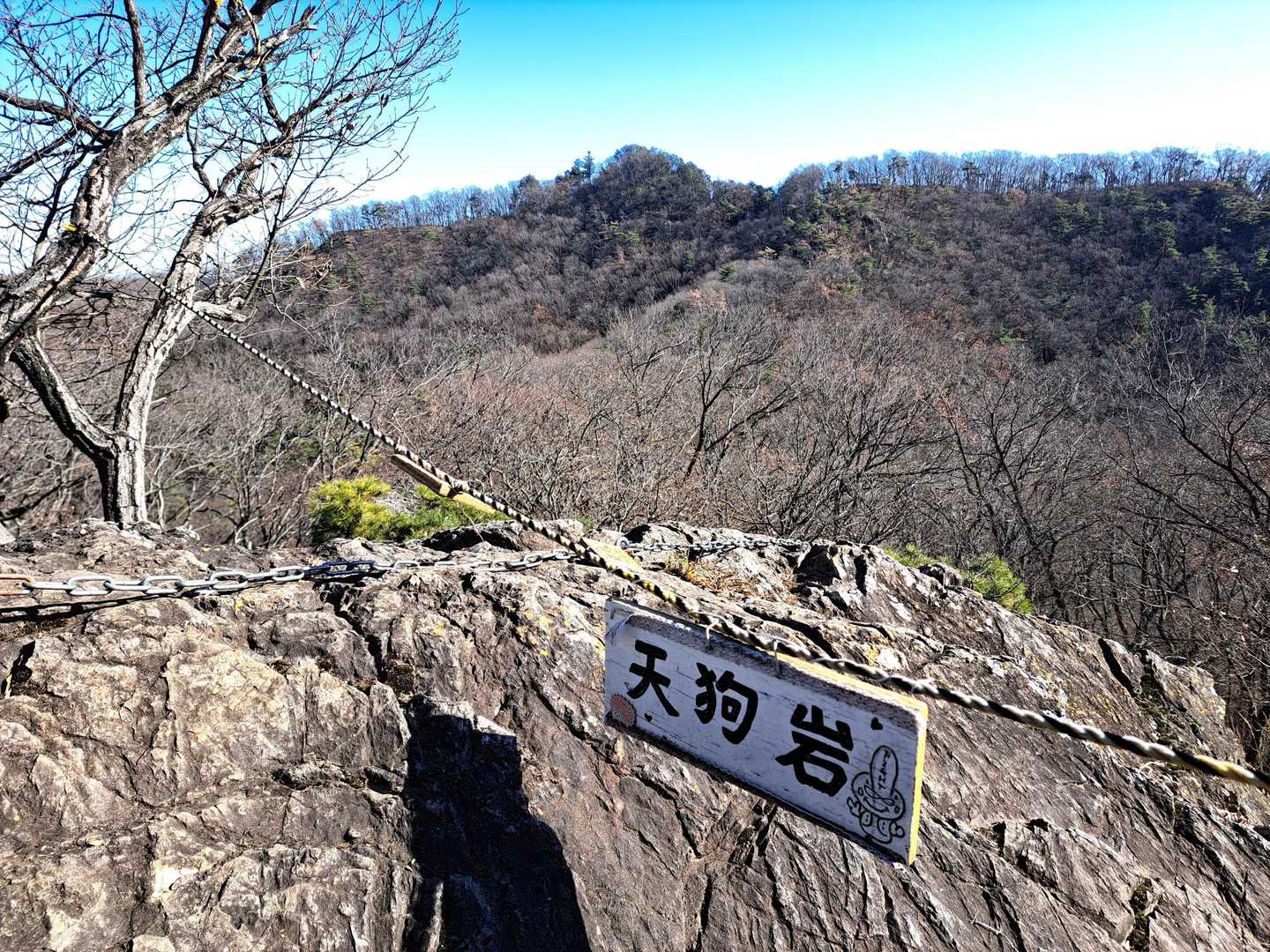 織姫神社登山口-鏡山-両崖山 周回コースの写真