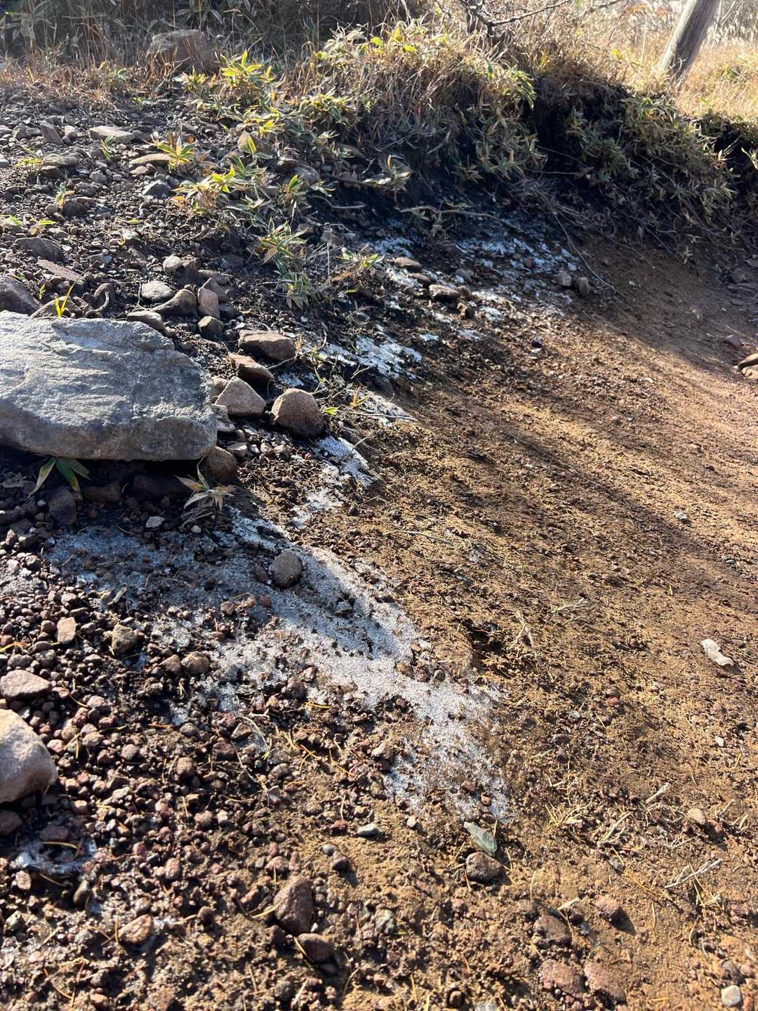 地蔵岳 往復コースの写真