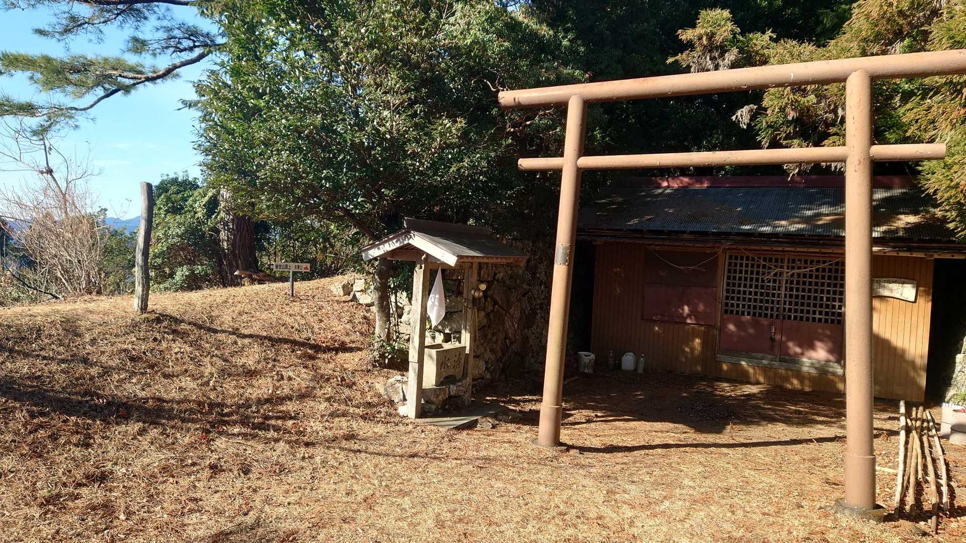 後世山登山口-後世神社-後世山-日向丸-矢筈山 周回コースの写真
