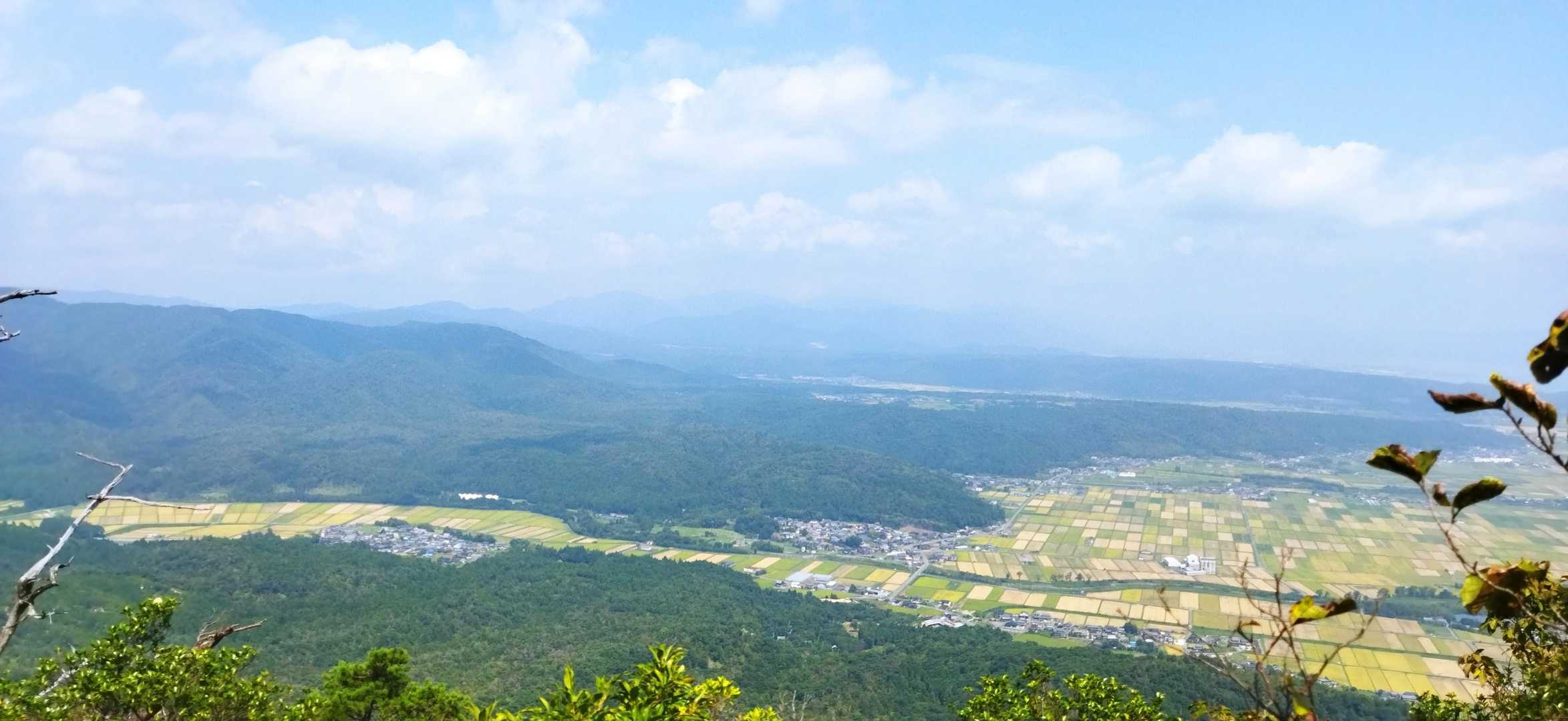 見晴台から！