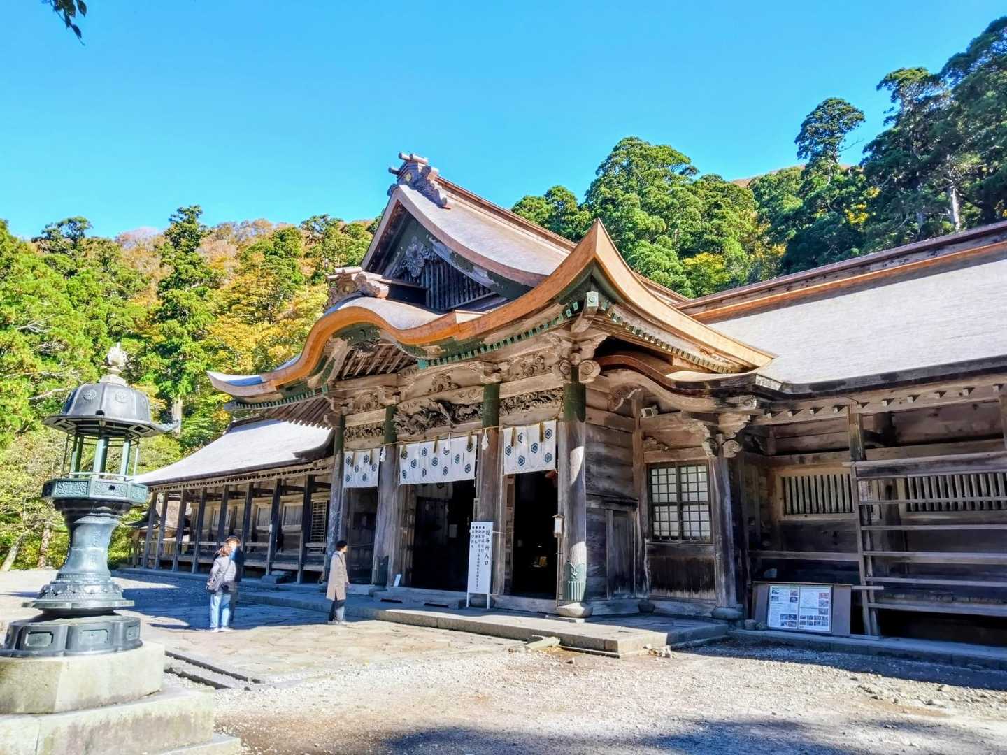 堂々した佇まいの大神山神社奥宮‼️