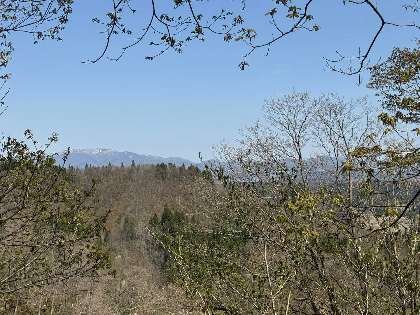 神室方面の景色