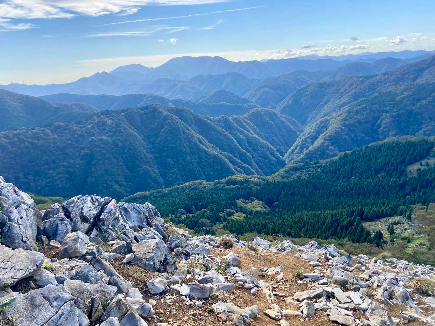 今畑登山口-笹峠-霊仙山最高点 往復コースの写真