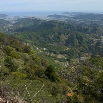 行縢山山頂の景色①