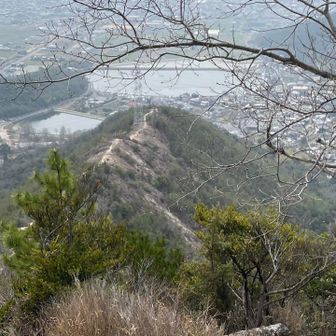 馬の背のコースの尾根