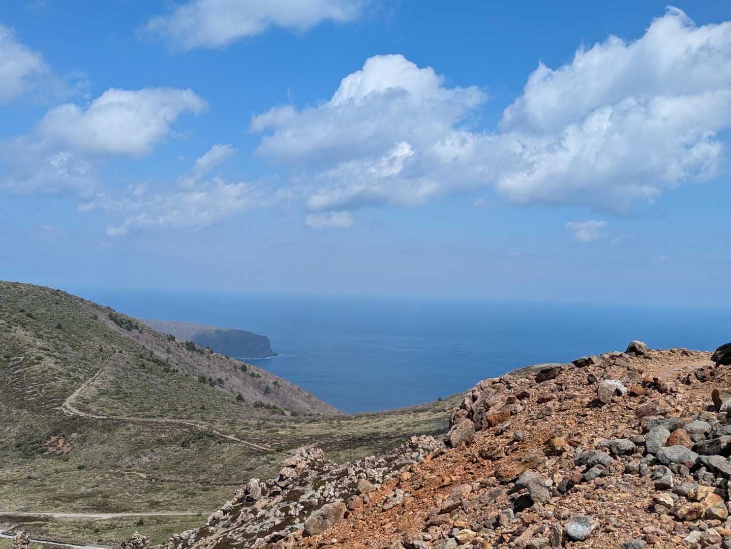 火口原駐車場登山口-恵山-恵山大権現-海向山 周回コースの写真