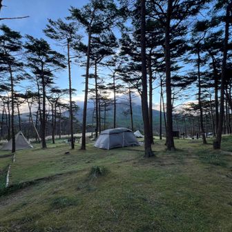 えびの高原キャンプ村を抜けます。
