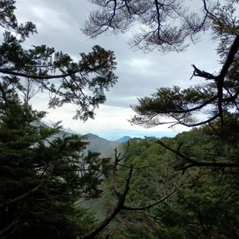鶏冠神社手前からの冨士山