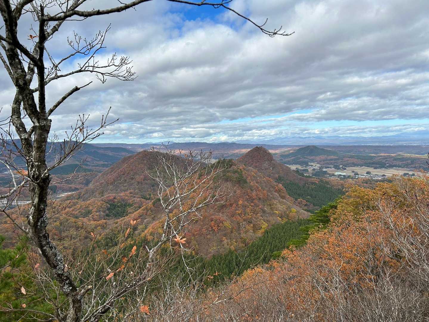 これから登る山々😰