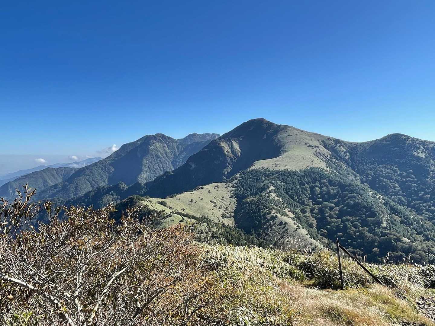 ニノ森〜石鎚山迄の稜線🤩
最高の稜線歩きが楽しめそう😁