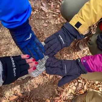 三角点にタッチ